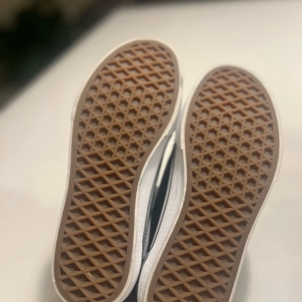 Vans Kids Classic Black and White Sneakers - Picture 5 of 5